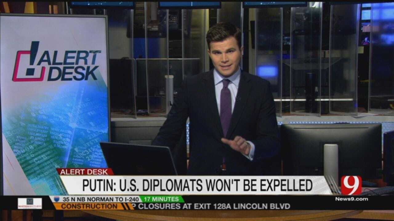 Putin Says He Won't Expel U.S. Diplomats In Retaliation