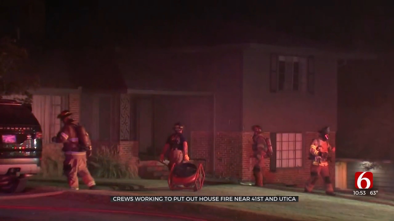 Woman Treated For Smoke Inhalation After Tulsa House Fire