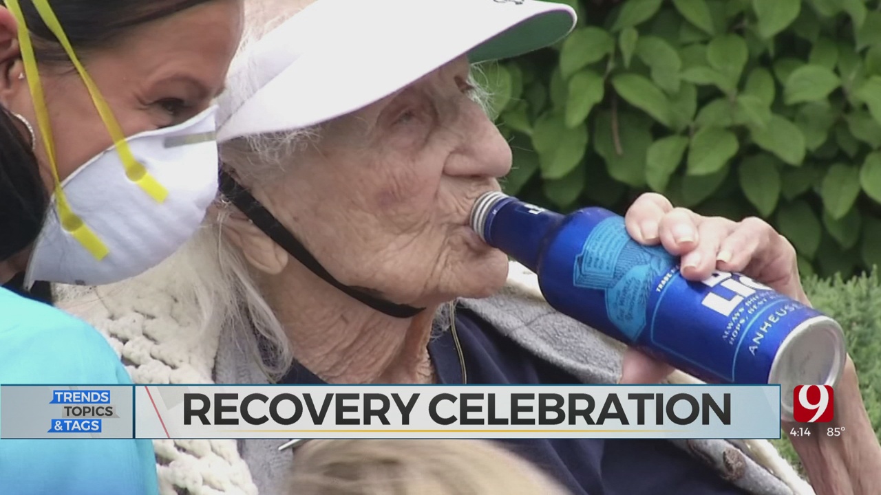 Trends, Topics & Tags: 103-Year-Old Celebrates Beating COVID-19 With Beer