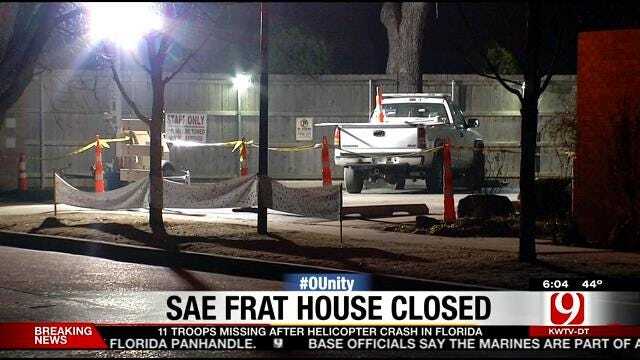 SAE Fraternity House Closed At Midnight