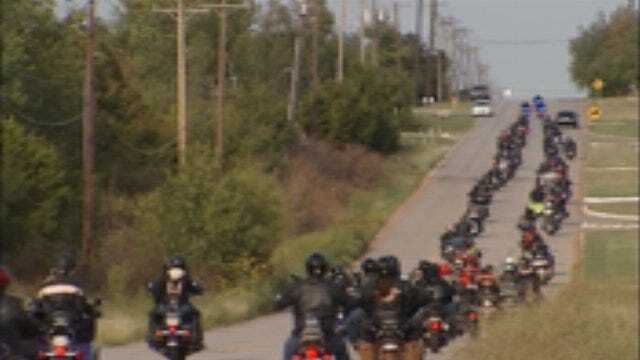 More Than 250 Motorcyclists Gather At News 9 For Stan's Ride
