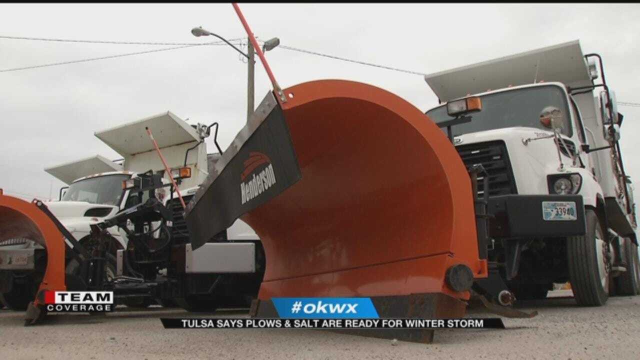 Coming Winter Storm Prompts City Of Tulsa Preparation
