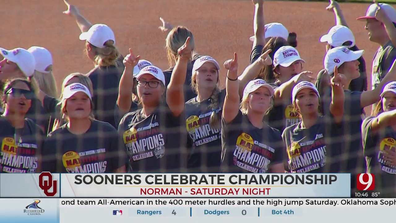 OU Softball Celebrates National Title In Norman