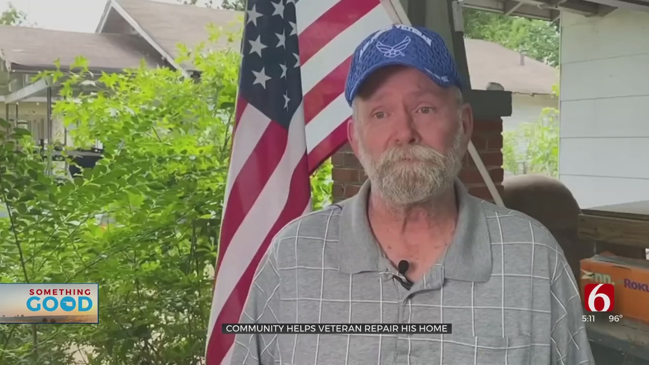 Muskogee Veteran Floored As Community, Local Business Offer To Repair His Home For Free 
