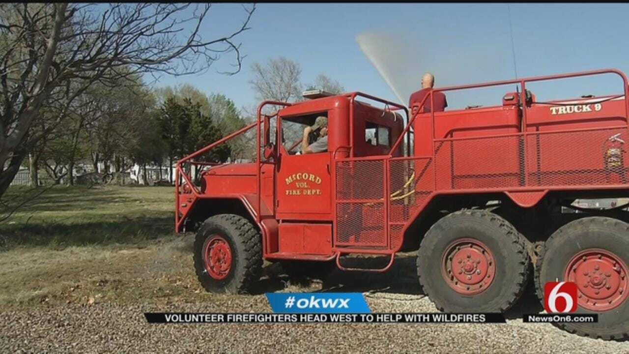 Green Country Firefighters Lend Hand In Northwest Oklahoma Fires