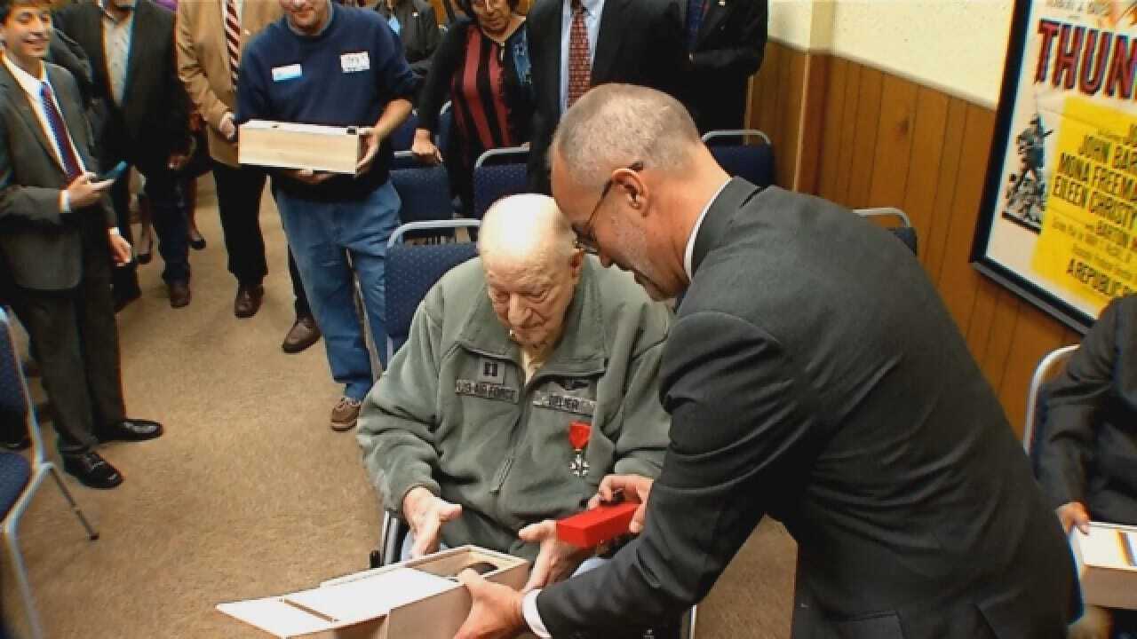 Veteran Jack Delier Presented The French Legion Of Honor Medal