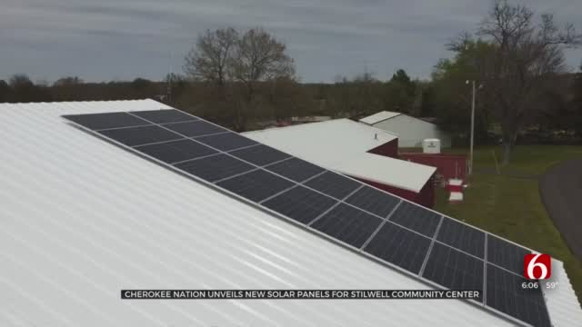 Cherokee Nation Unveils Solar Panels For Community Center Near Stilwell