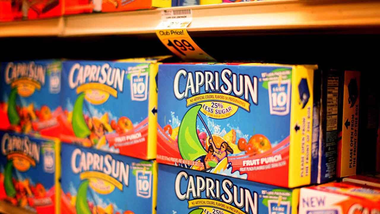 Over 5,700 Cases Of Capri Sun Juice Pouches Recalled Due To Possible Cleaning Solution Contamination