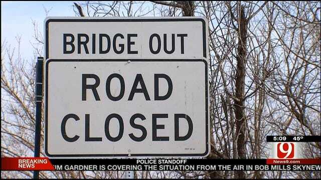 ODOT Make Progress In Fixing Bridge Between Purcell And Lexington