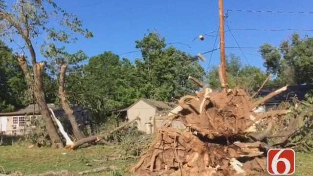 Emory Bryan Reports From Tulsa Tornado Touchdown Site