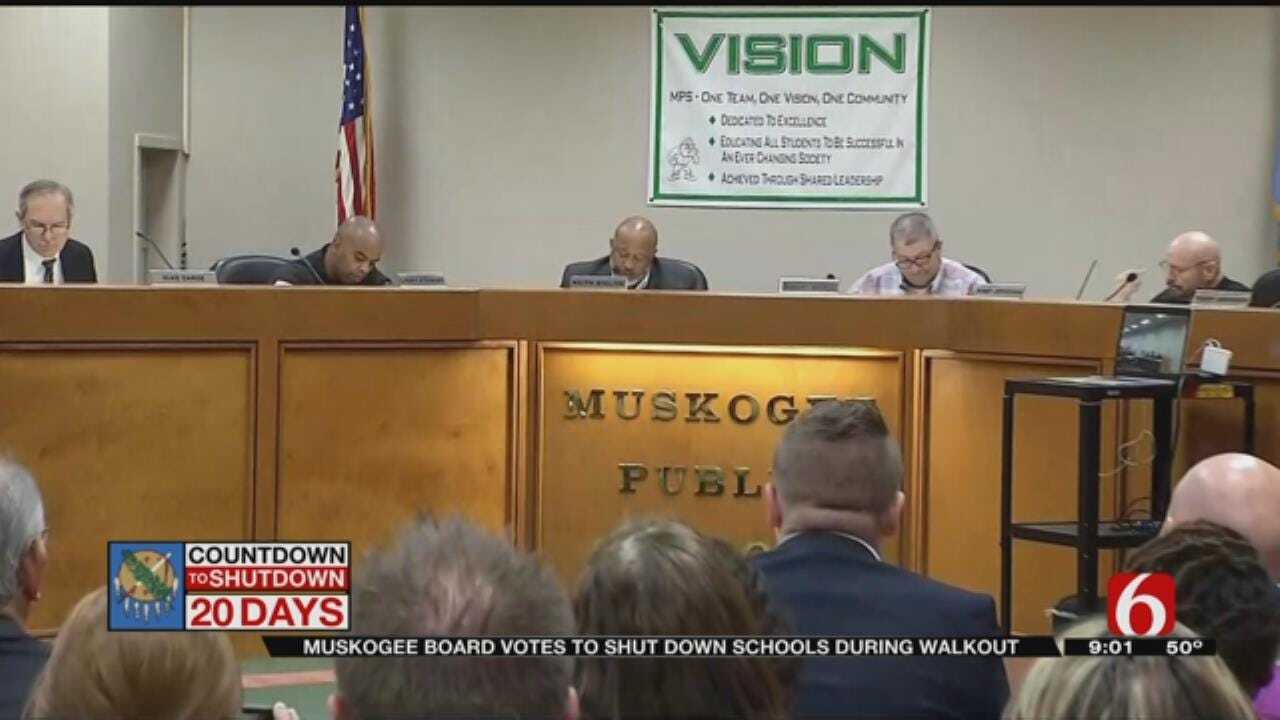 Muskogee School Board Announces Unanimous Support For Teachers And Support Staff