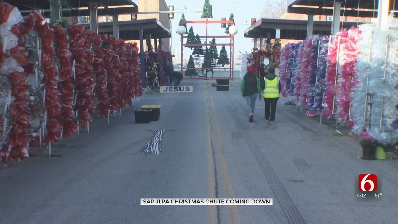 'It Was Incredible': Sapulpa Route 66 Christmas Chute Ends With Another Successful Year