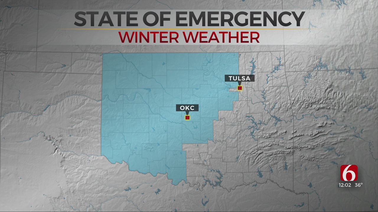Gov. Stitt Declares State Of Emergency For 39 Counties In Oklahoma