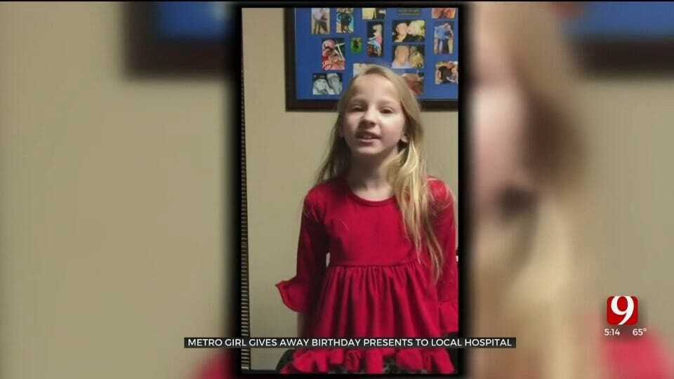 Piedmont Girl Donates Birthday Presents To Local Hospital For 9th Birthday