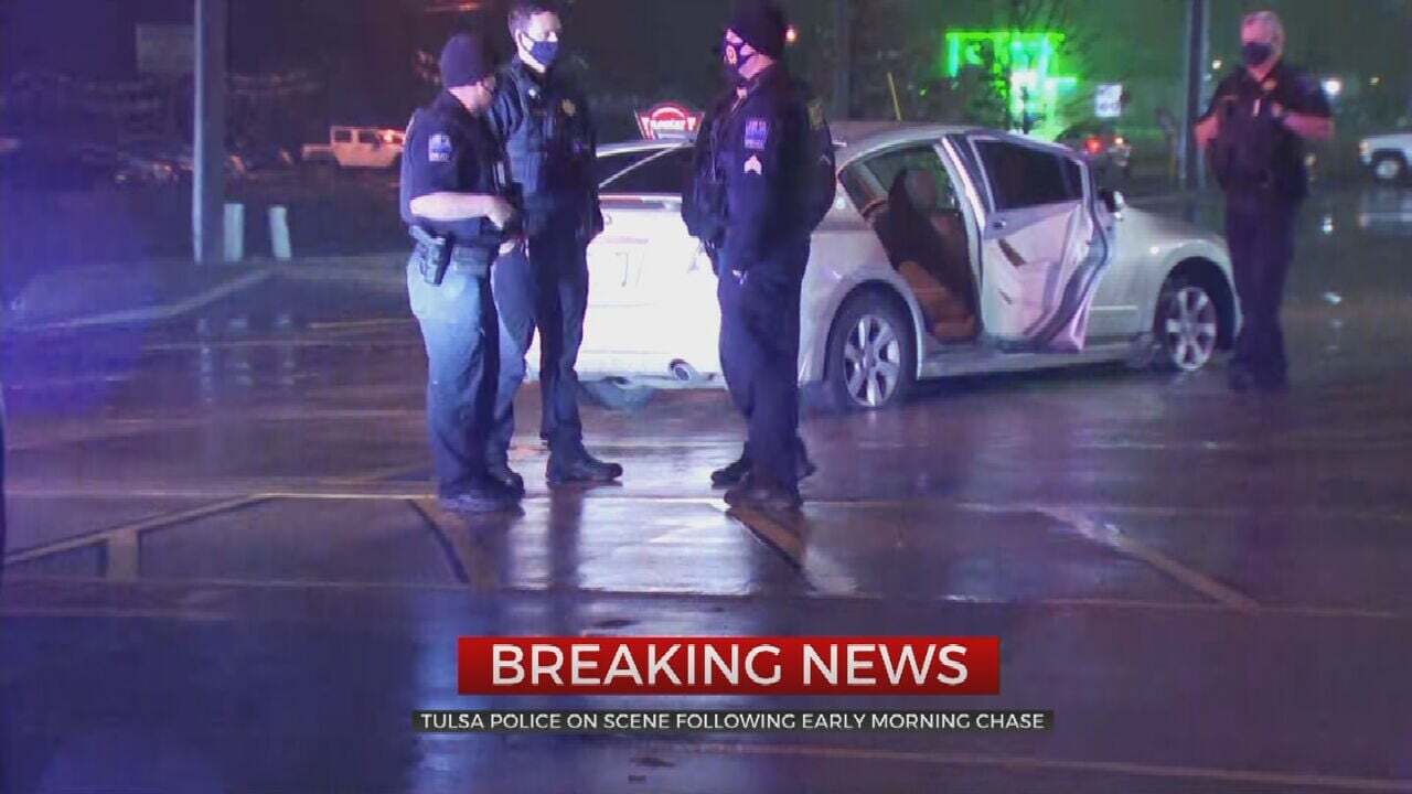 5 Arrested Following Police Pursuit In Tulsa