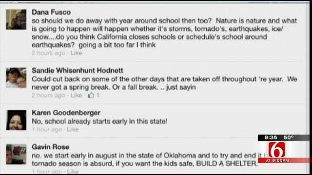 OK Talk: Should The School Year Start Earlier, So Classes End Before Tornado Season?
