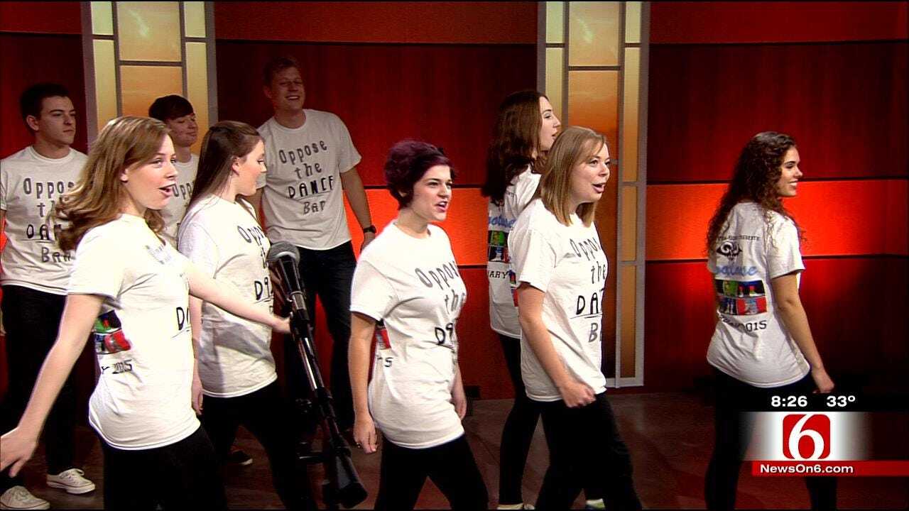 Owasso Drama Students Perform Song From 'Footloose' On 6 In The Morning