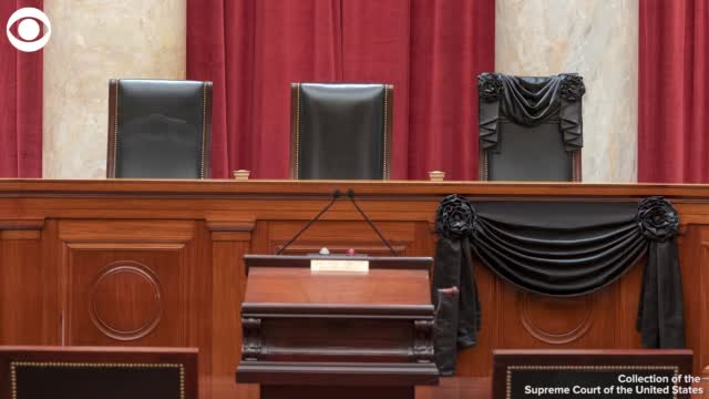 WATCH: Black Drapes Hung Over Supreme Court In Memory Of Justice Ginsburg