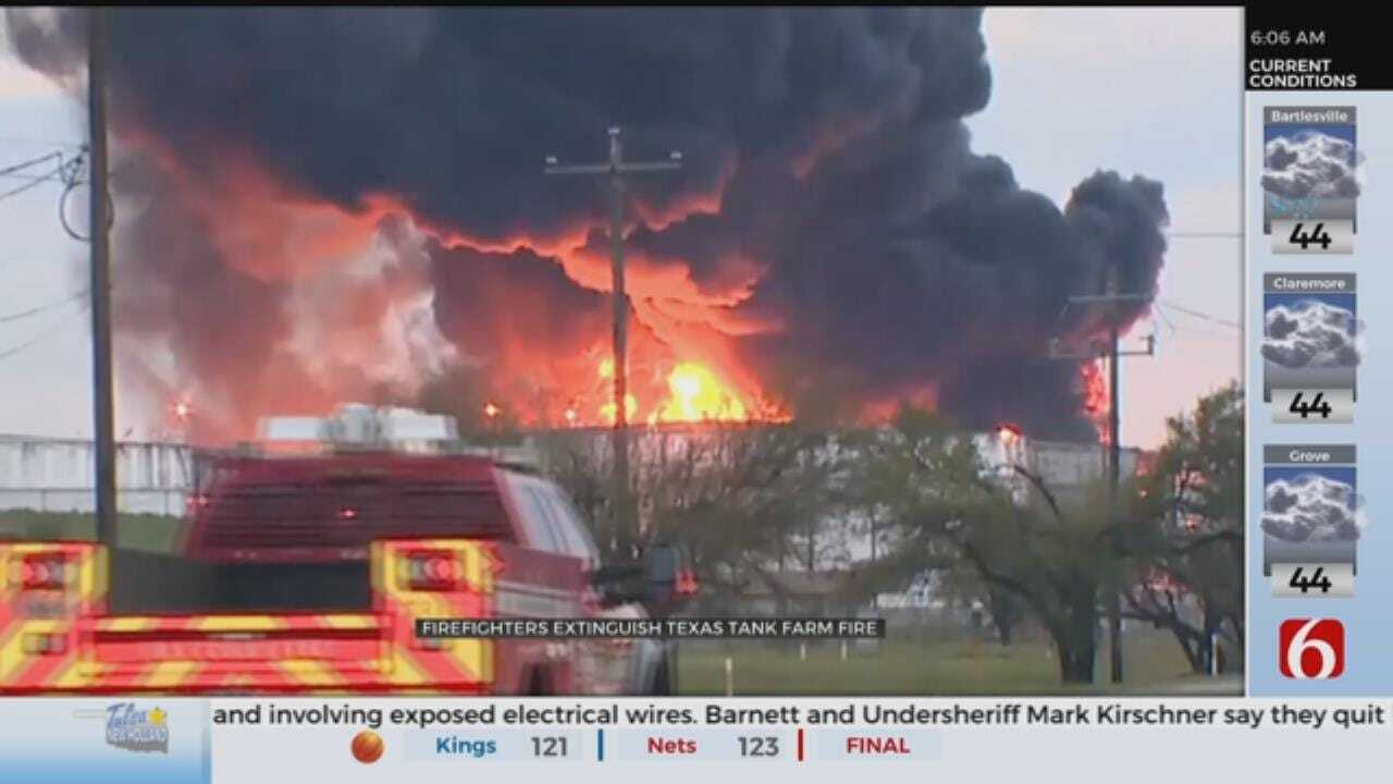 Residents Near Texas Chemical Plant Fire Raise Health Concerns