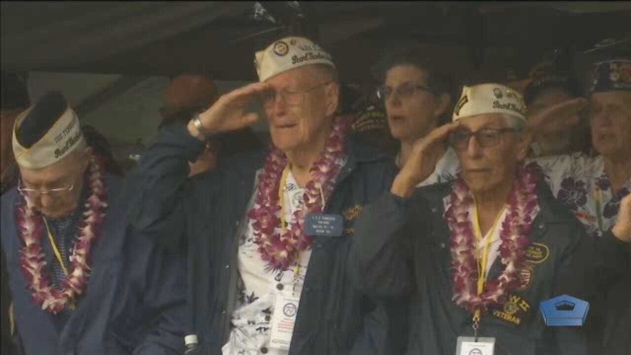 WWII Veterans Remember 77th Anniversary Of Pearl Harbor In Hawaii