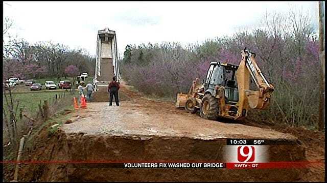 Contractors To Fix Rain-Damaged Bridge In SW OKC For Free