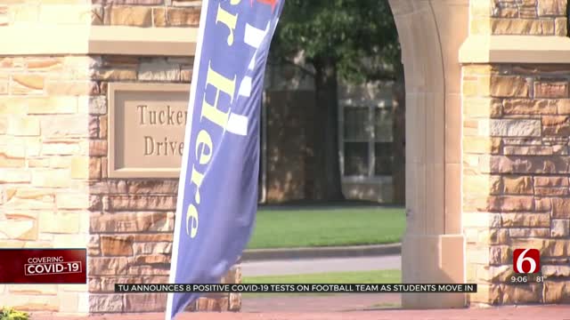 TU Announces 8 COVID-19 Cases On Football Team As Students Move In 