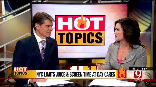 Hot Topics: NYC Limits Juice and Screen Time At Daycare