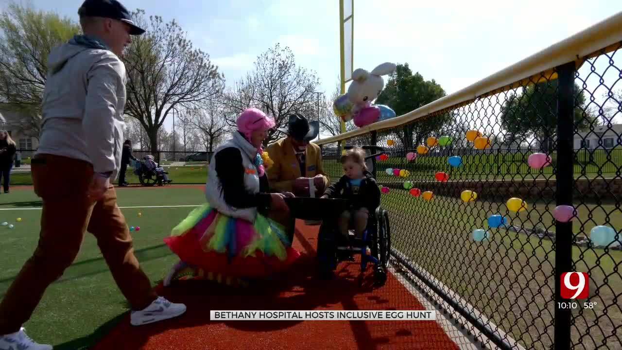 'Enjoying The Experience': Bethany Children's Hospital Hosts Adaptive Easter Egg Hunt