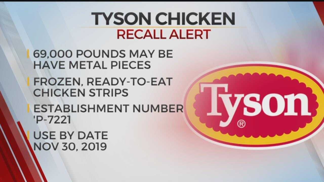 Tyson Recalls Chicken Strips Due To Metal Fears