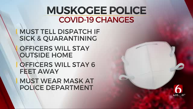 Muskogee Police Implement Procedure Changes Due To COVID-19 
