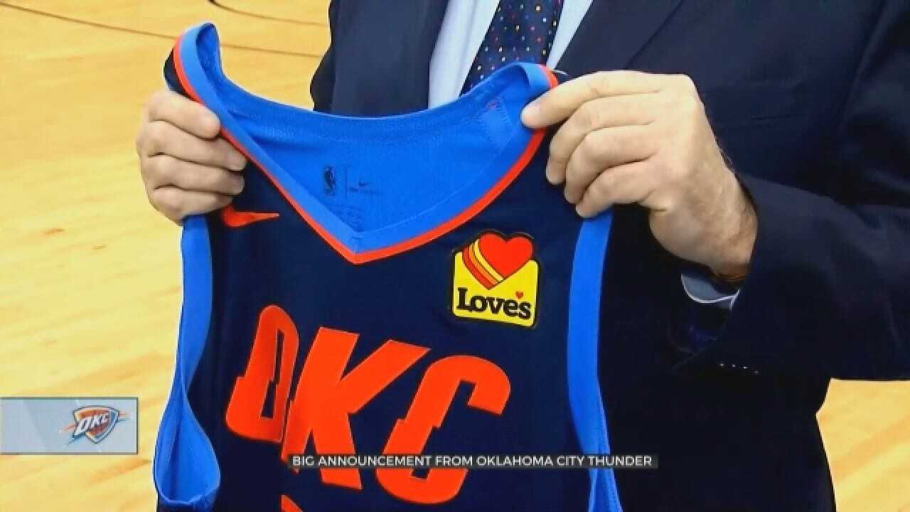 Thunder Announces Loves Logo To Be Featured On Game Jersey
