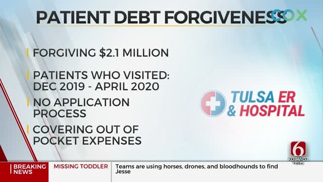 Tulsa ER & Hospital To Forgive More Than $2 Million Of Patient Debt