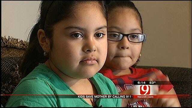 OKC Kids Keep Calm, Call 911 After Mom Suffers Seizure