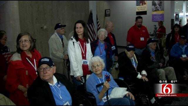 Oklahoma Military Veterans Take Honor Flight To Washington