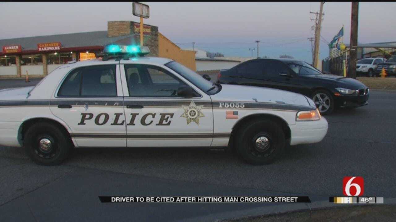 Tulsa Man Hit While Crossing Street, Hospitalized