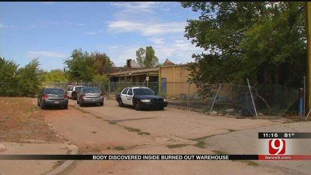 Body Discovered Inside Burned Out Warehouse Near Downtown OKC