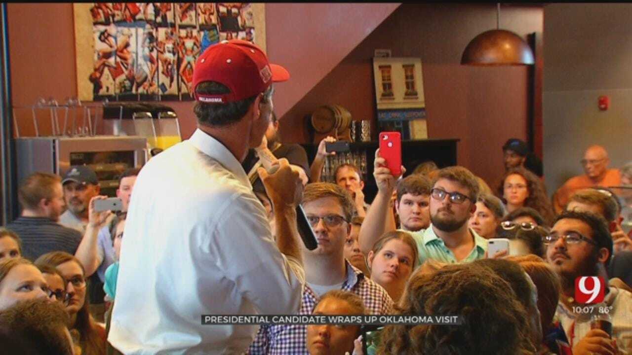 President Candidate Beto O'Rourke Wraps Oklahoma Visit With Rally At OU