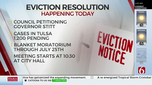 Tulsa City Council To Discuss Petition For Statewide Eviction Moratorium