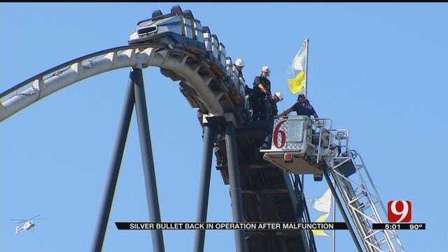 Roller Coaster Reopens After Malfunction At Frontier City
