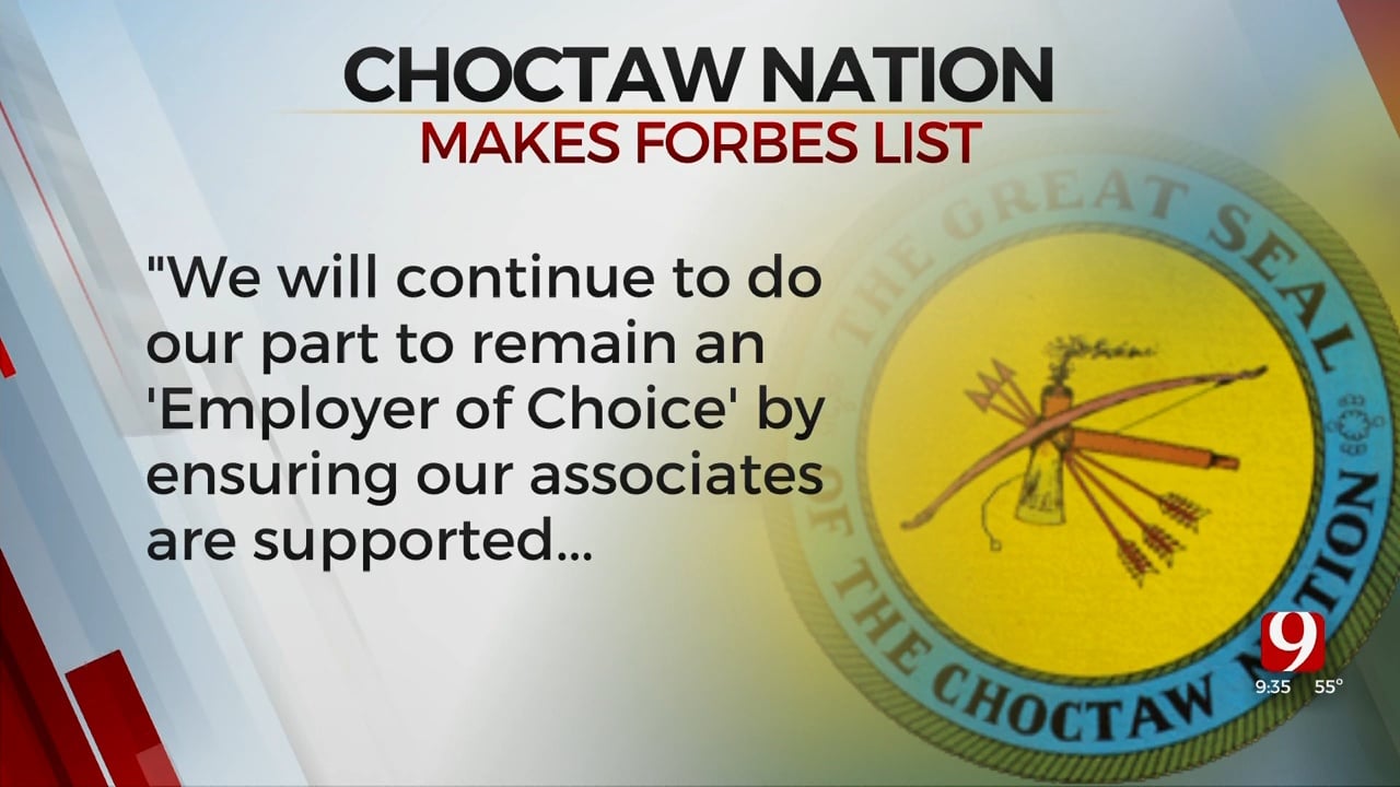 Choctaw Nation Selected As Part Of Forbes 'Best Large Employers' List