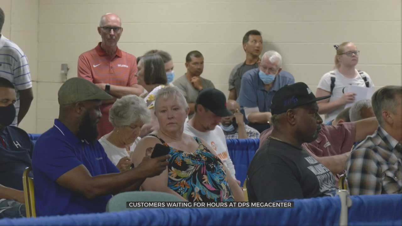 DPS Warns Oklahomans To Expect Long Waiting Times At OKC Megacenter