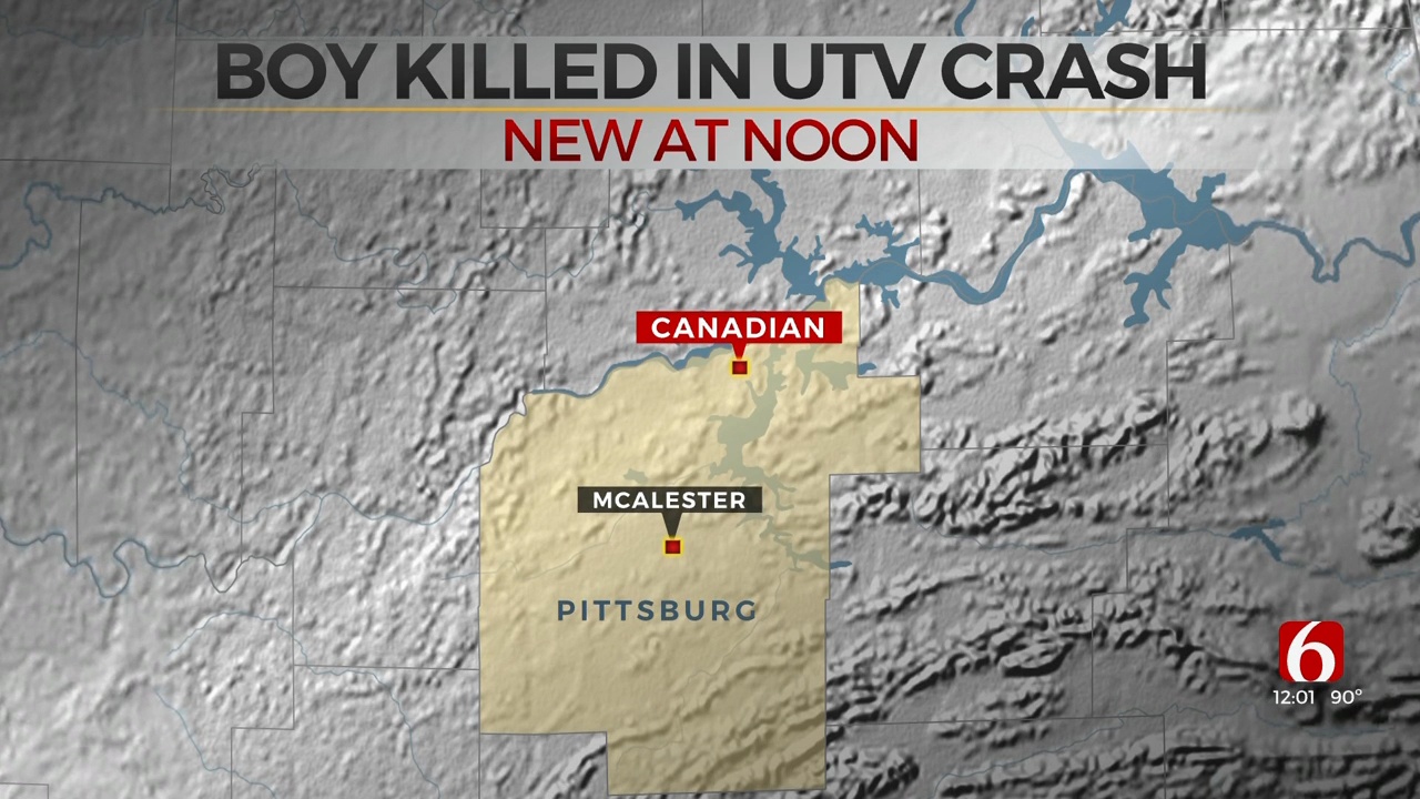 Eufaula Child Killed In Pittsburg County UTV Crash