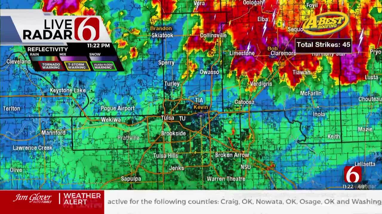 Live Updates: Severe Storms In Upper NE Oklahoma