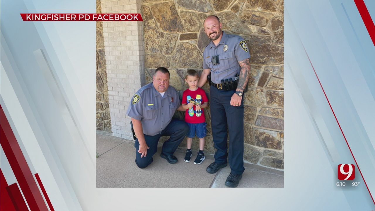 Little Boy Thanks Kingfisher Police Department In A Special Way