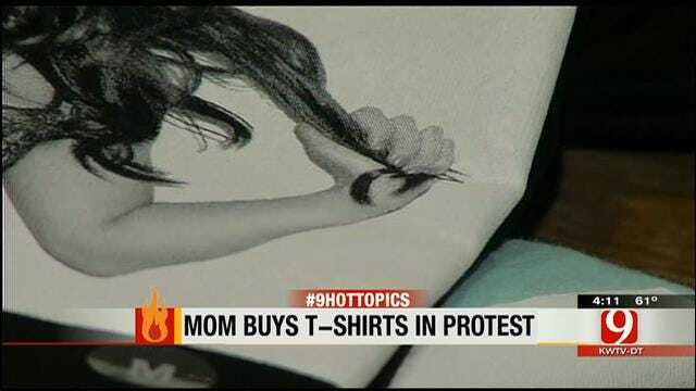 Hot Topics: Mom Buy T-Shirts In Protest