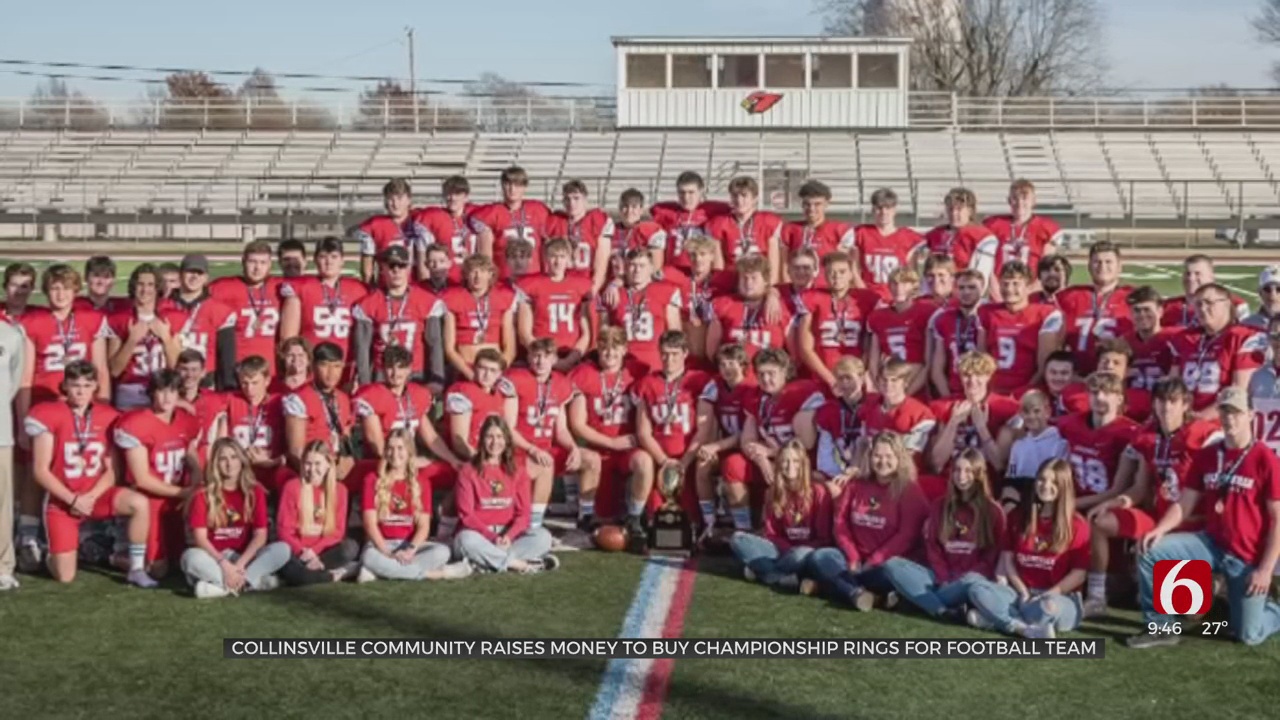 Collinsville Community Raises Money To Buy Championship Rings For Football Team 