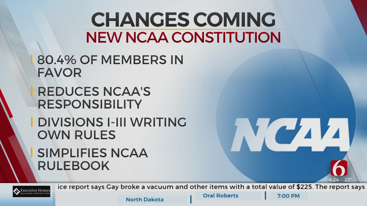 NCAA Members Vote To Change The Institution's Constitution