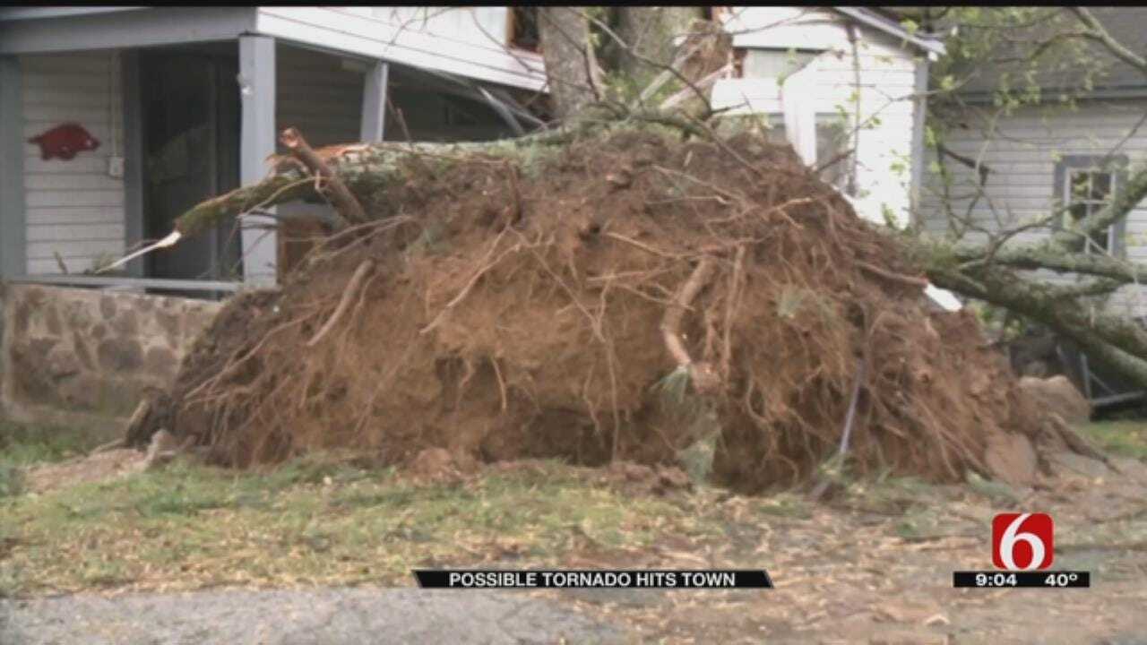 Possible Tornado Tears Threw Arkansas Town