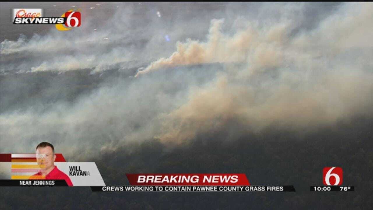 Grass Fires Lead To Evacuations Near Jennings