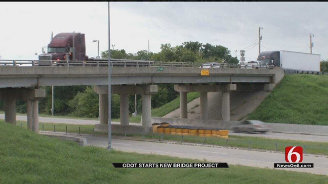 Work Begins On Replacing Tulsa Bridge Over I-244